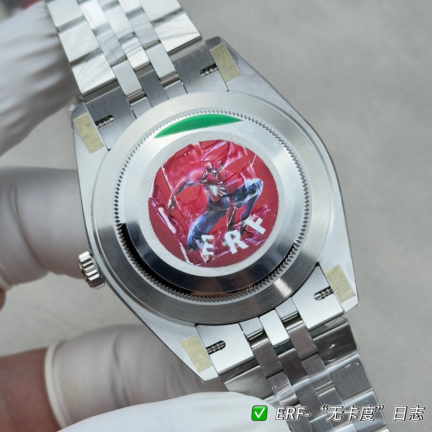 Gradient green - Silver 904L Steel- Automatic - 41mm
