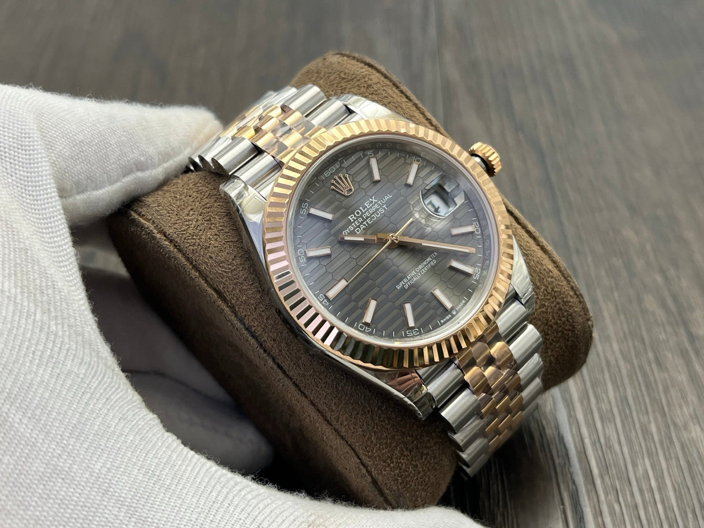 C-Factory - Grey Wave - Silver Gold 904L Steel- Automatic - 41mm
