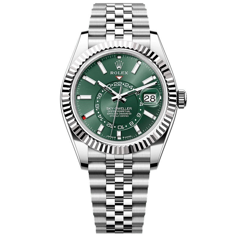 Green Silver - m336934- White 904L Steel- Automatic - 42mm