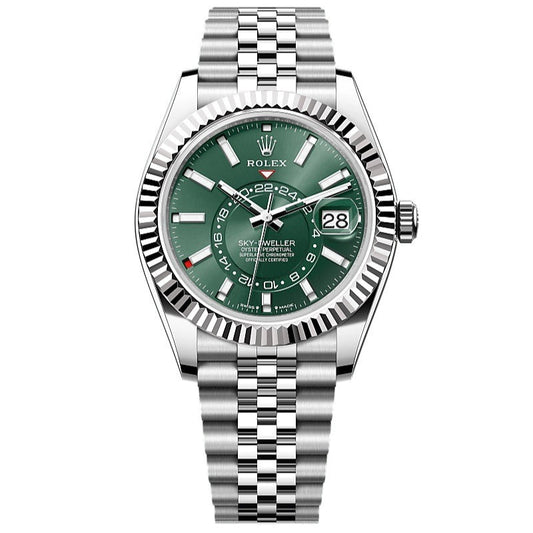 Green Silver - m336934- White 904L Steel- Automatic - 42mm