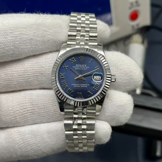 LADY -Blue - Silver 904L Steel - cal.2671 -Automatic - 31mm