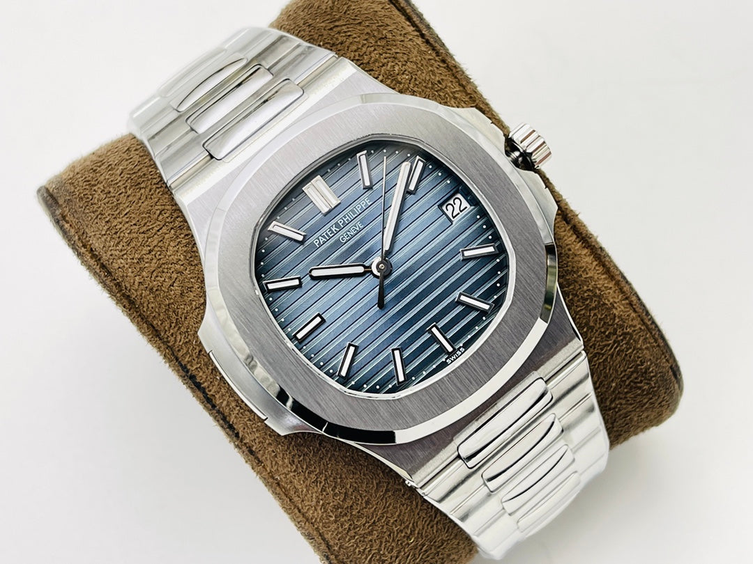 Blue - Ultra-thin - Silver 904L Steel - Automatic 324SC- 40mm