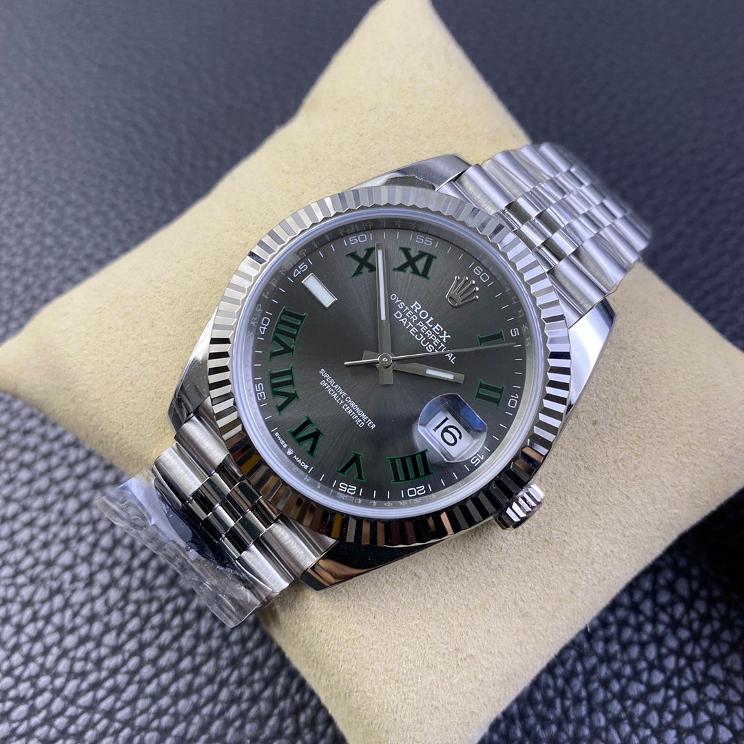 Top- Gey Silver - White 904L Steel - Automatic - 41mm
