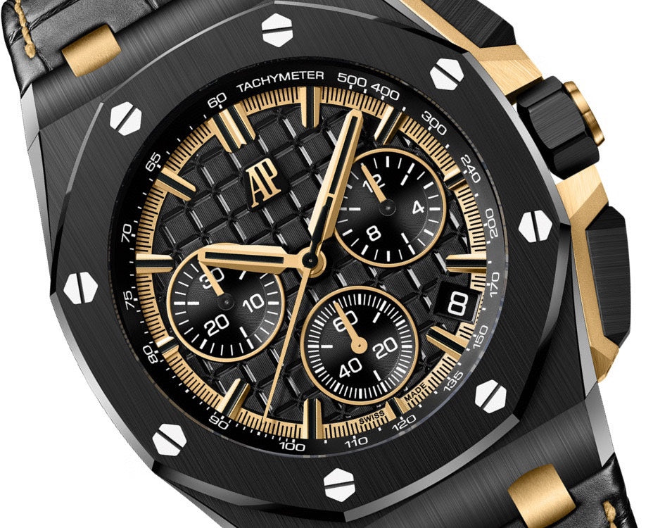 Black Ceramic - Black Leather- Automatic - 43mm