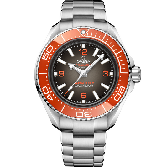 L Size- Red Ceramic - Silver 904L Steel - self winding - 45.5mm