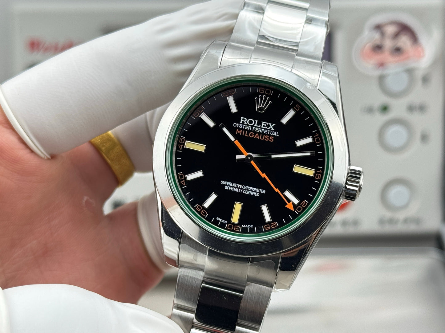 Black- Yellow Orange - White 904L Steel - Automatic-3131 - 40mm