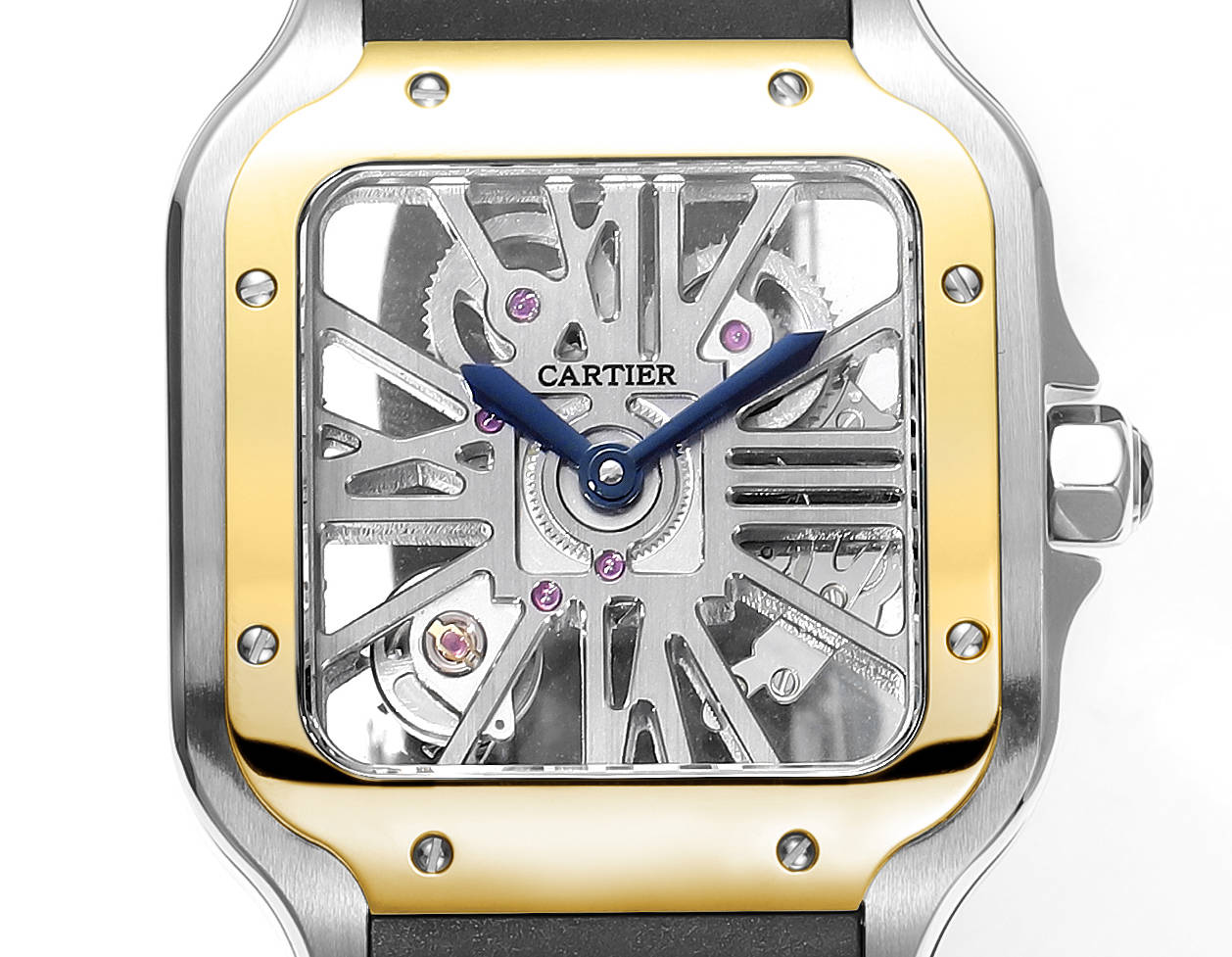 Two hands -Yellow Ultra-thin Hollow - Black 904L Steel - Automatic - 40mm
