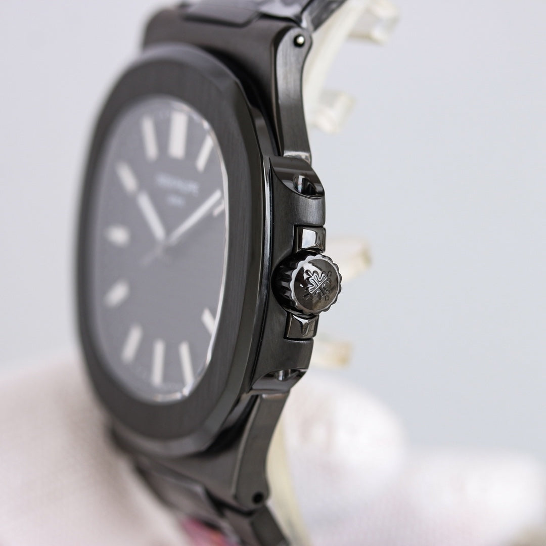 Black - Ultra-thin - Black 904L Steel - Automatic - 40mm