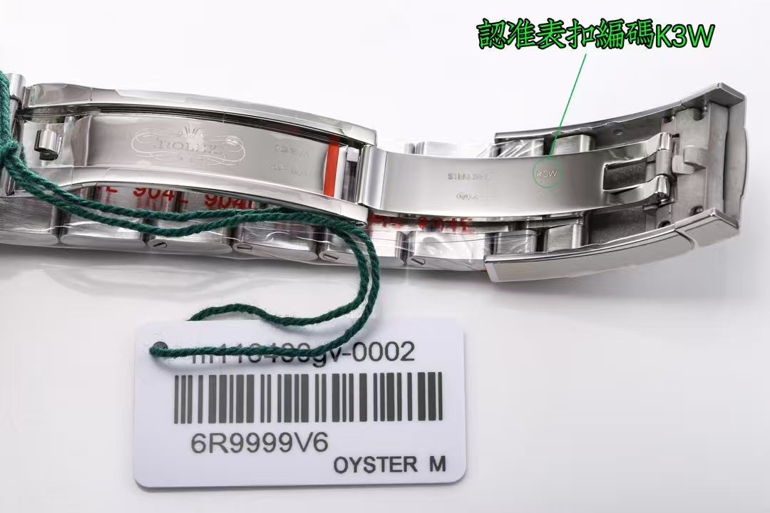 Green - Silver White - 904L Steel - Automatic 3131 - 40mm