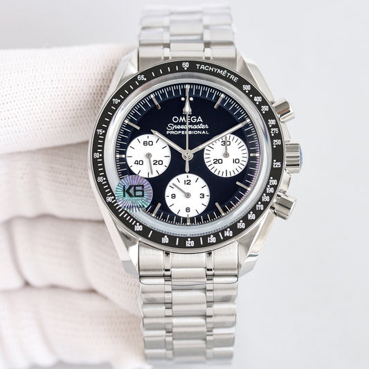Black White - Thickened Sapphire Glass -904L Steel- 3861 Manual Winding - 44mm
