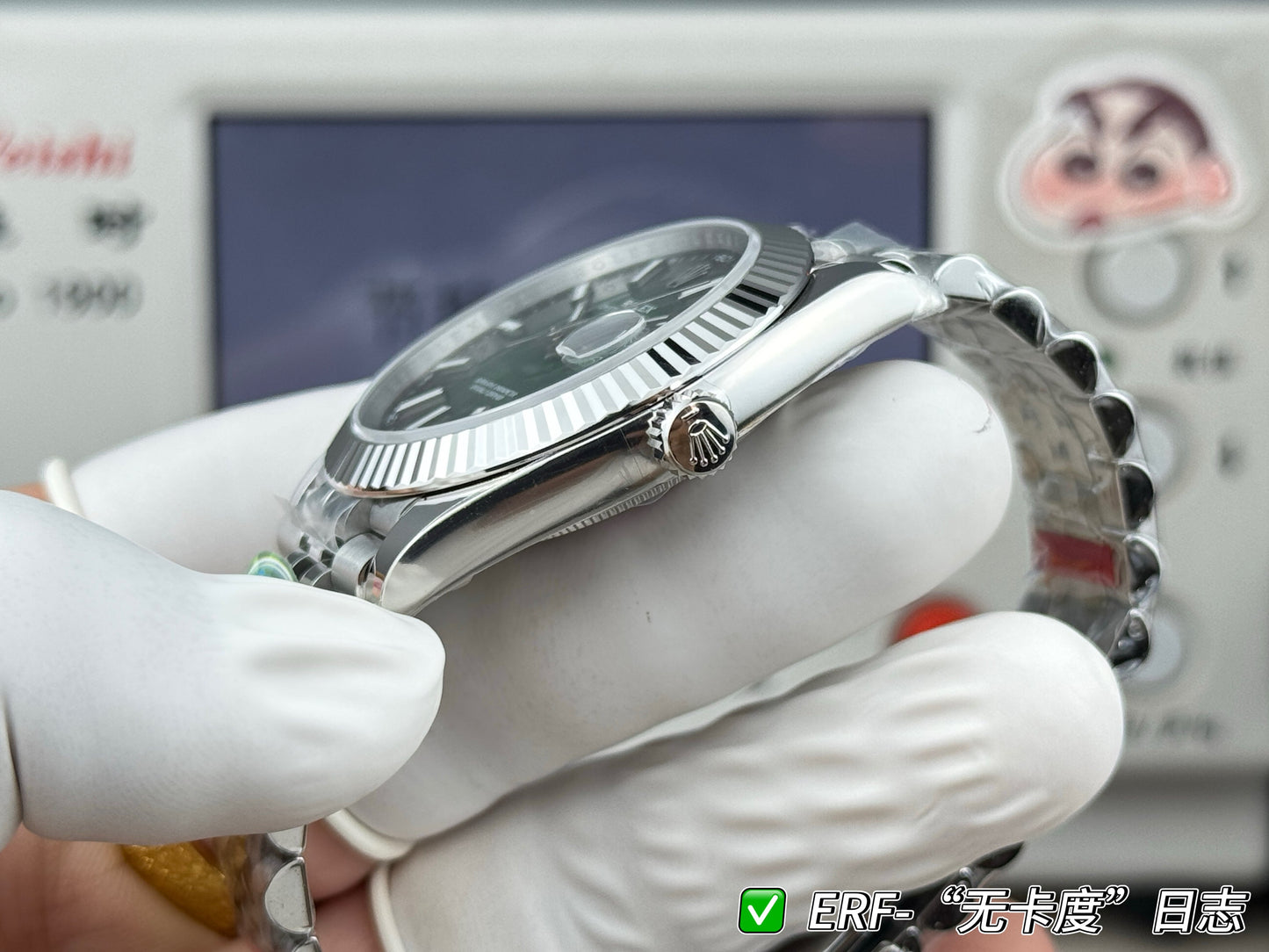 Gradient green - Silver 904L Steel- Automatic - 41mm