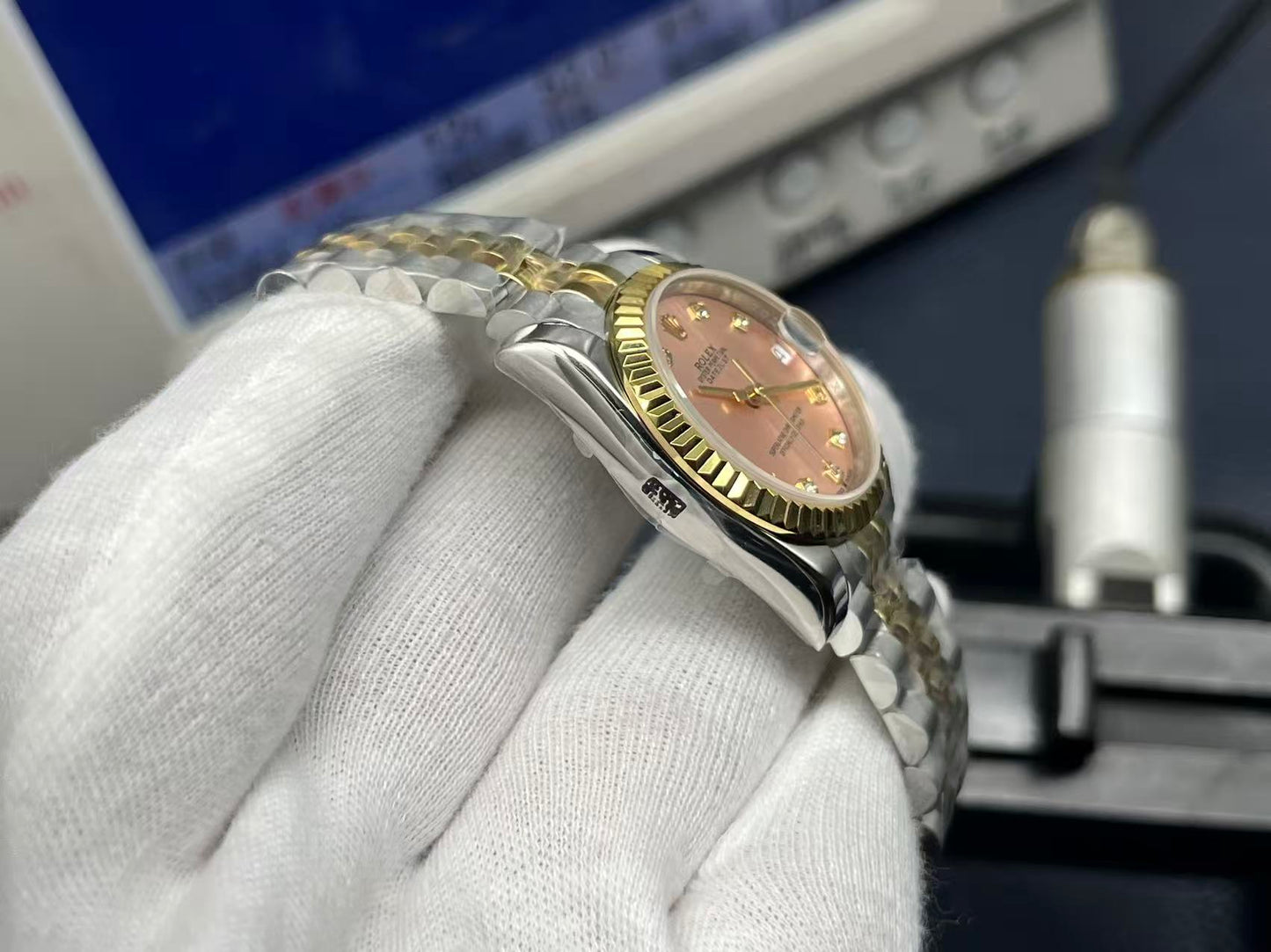 LADY -Pink - Yellow Silver 904L Steel - cal.2671 -Automatic - 31mm