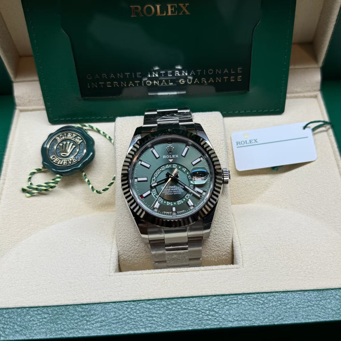 Green Silver - White 904L Steel- Automatic - 42mm