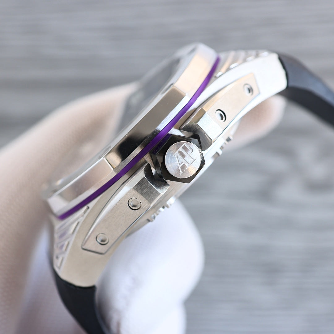 Tourbillon Black - Black Rubber - Automatic - 44mm