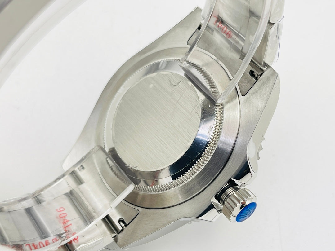 C Factory - Black Bezel - Silver- White 904L Steel - Automatic - 40mm