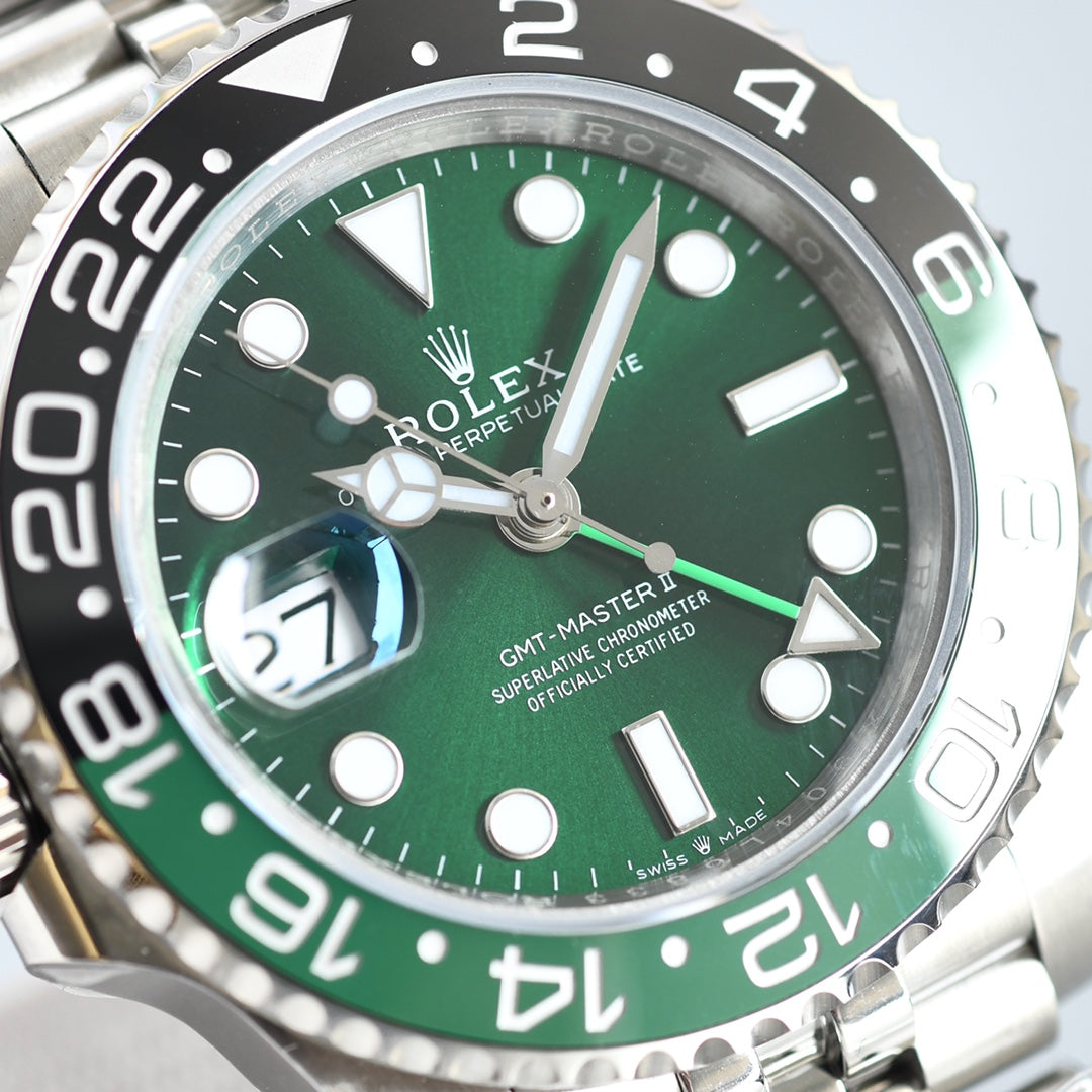 C Factory - Green- Silver 904L Steel -3285 Automatic - 40mm