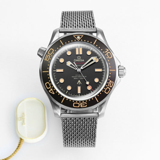 Top Version-210.90.42.20.01- Titanium -Free Nylon strap- Automatic - 42mm