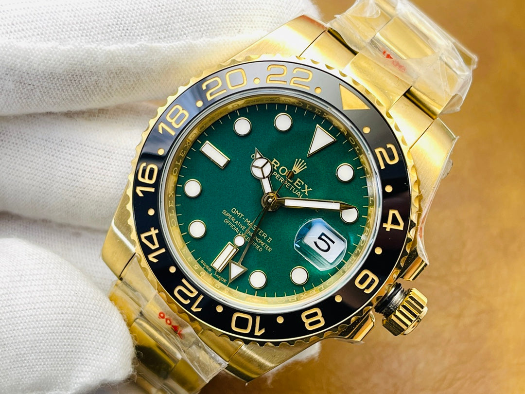 C Factory - Green Black- Yellow-904L Steel -3285 Automatic - 40mm