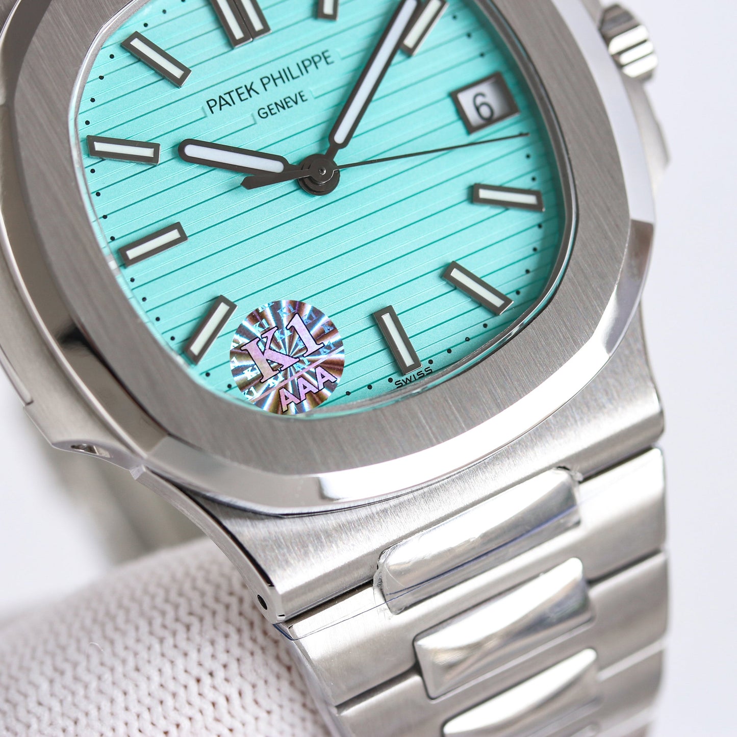 Baby Blue - Ultra-thin - Silver 904L Steel - Automatic 324SC- 40mm