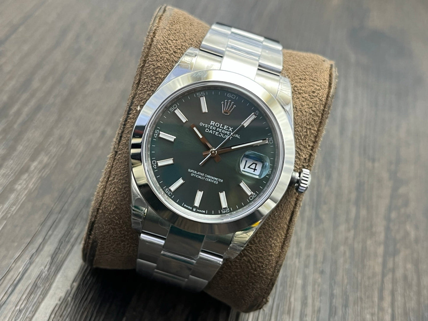C-Factory -Green - Smooth Bezel - Silver 904L Steel- Automatic - 41mm