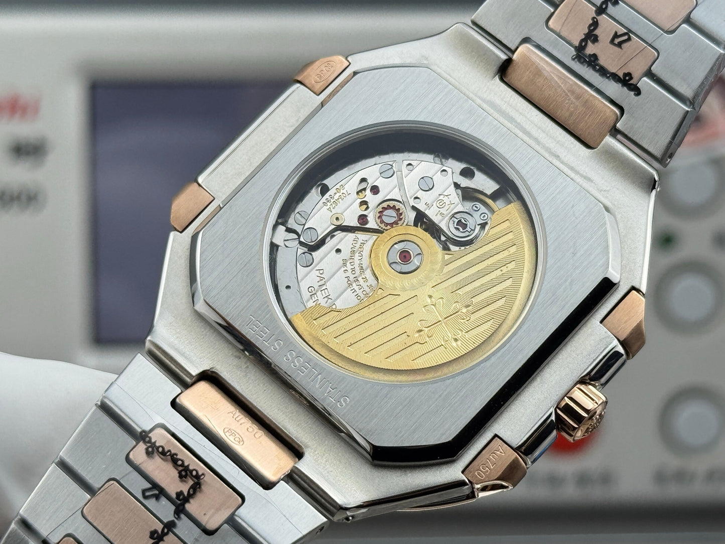 Blue Rosegold Square - Ultra-thin - Rosegold Silver 904L Steel - Automatic 330SC- 45mm