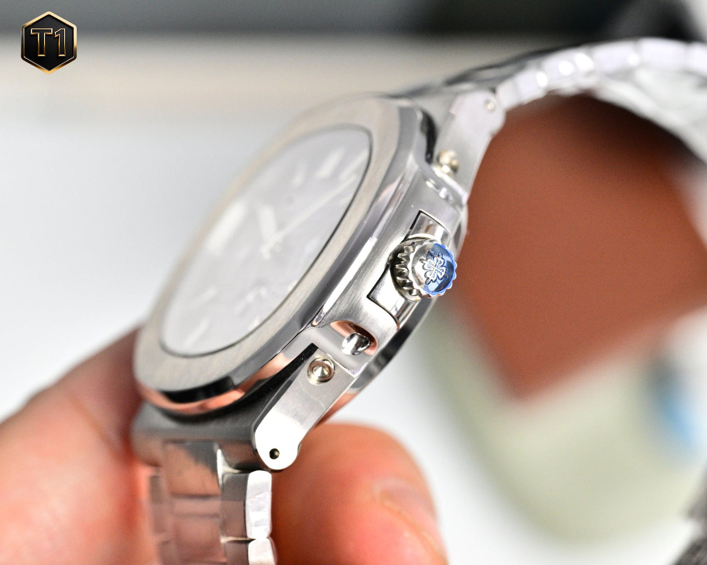 Baby blue - Silver 904L Steel - Automatic 240- 40mm