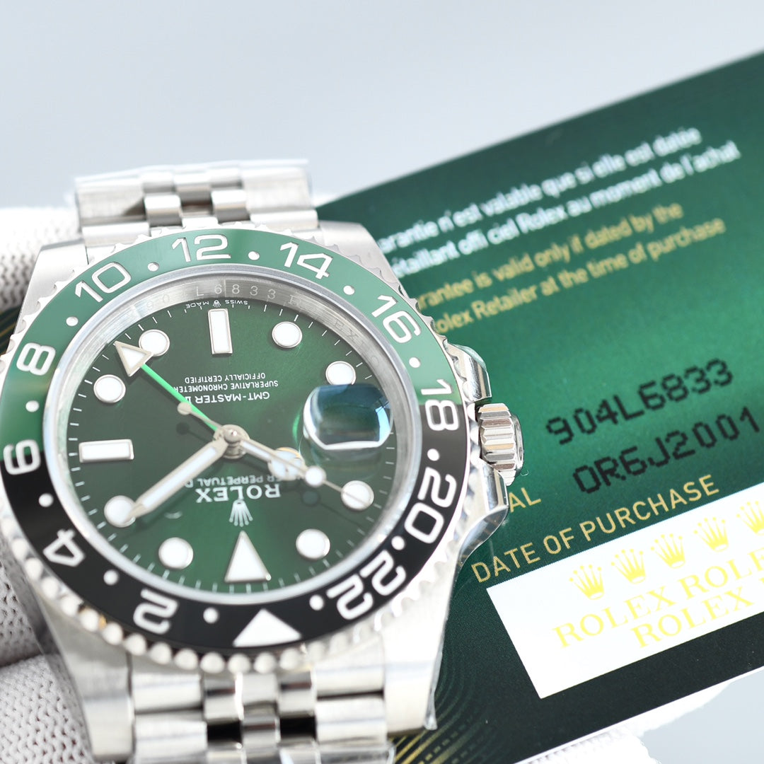 C Factory - Green- Silver 904L Steel -3285 Automatic - 40mm