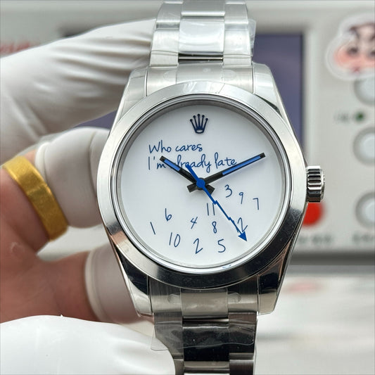 White - Silver- White 904L Steel - Automatic-3131 - 40mm