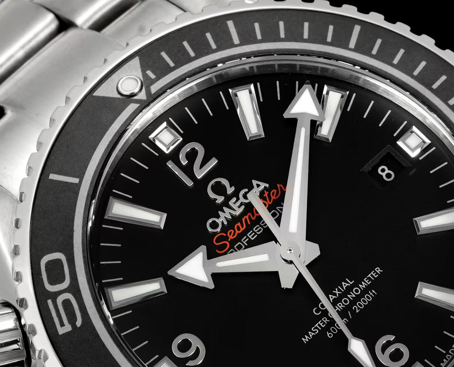 Black Silver - Black -White 904L Steel - Automatic - 45.5mm