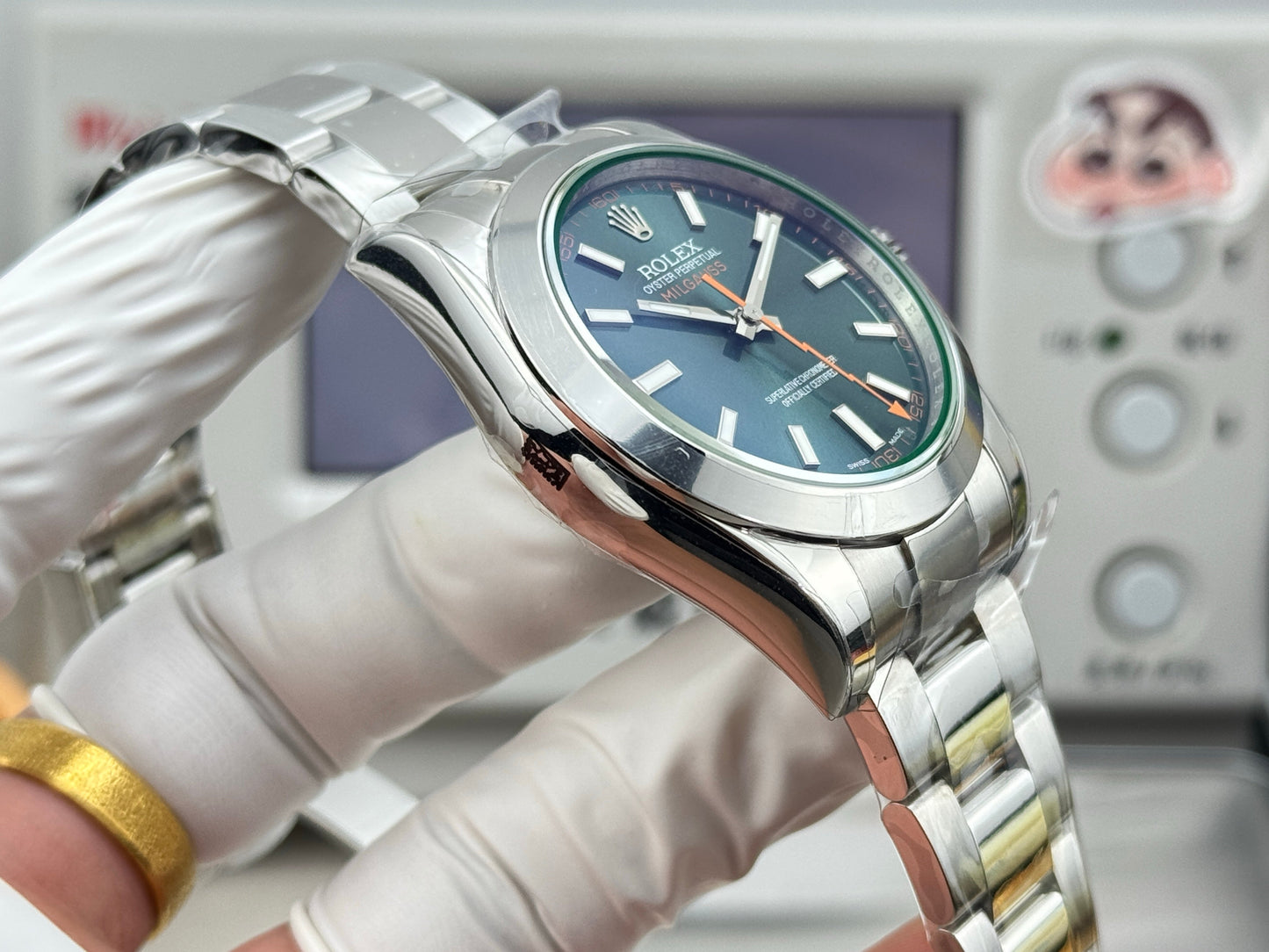 Green - Silver - White 904L Steel - Automatic-3131 - 40mm