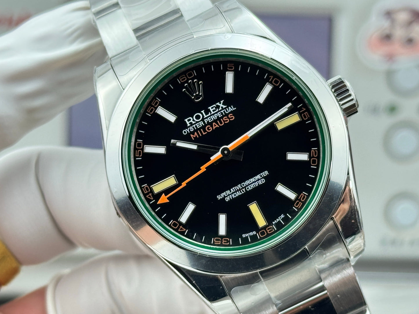Black- Yellow Orange - White 904L Steel - Automatic-3131 - 40mm