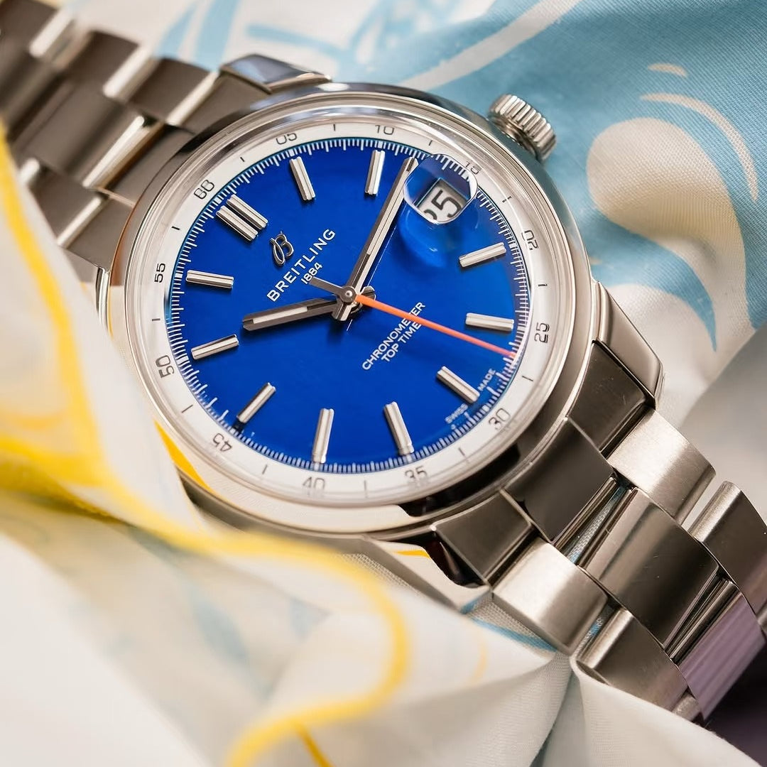 Blue Silver -904L Steel -8215-Automatic - 42mm