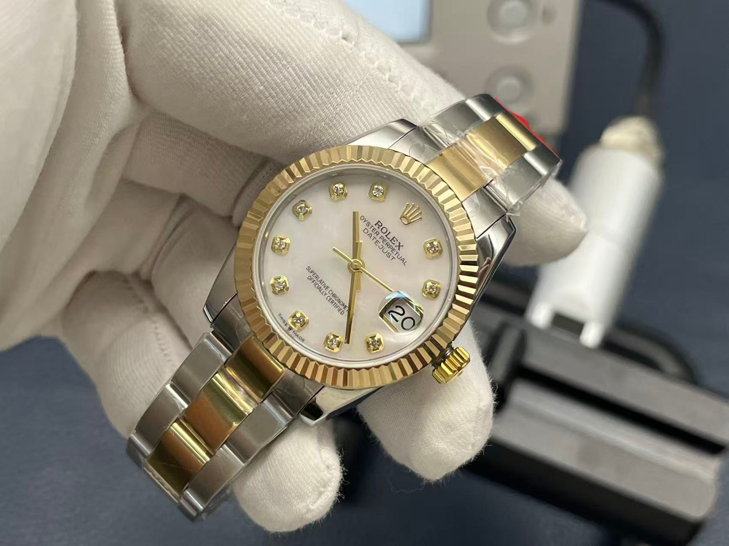 LADY -White Silver- 904L Steel - cal.2671 -Automatic - 31mm