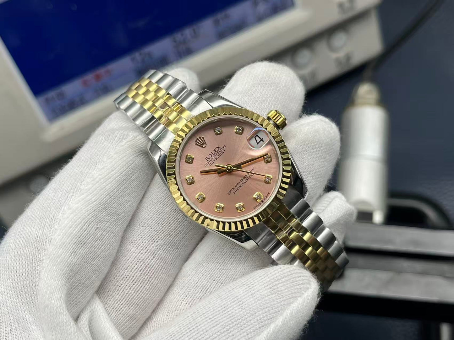 LADY -Pink - Yellow Silver 904L Steel - cal.2671 -Automatic - 31mm