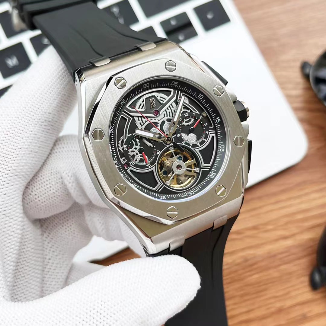 Tourbillon - Rubber - Automatic - 44mm