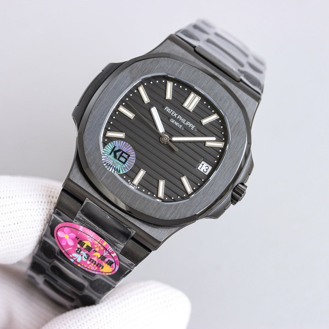 Black - Ultra-thin - Black 904L Steel - Automatic - 40mm