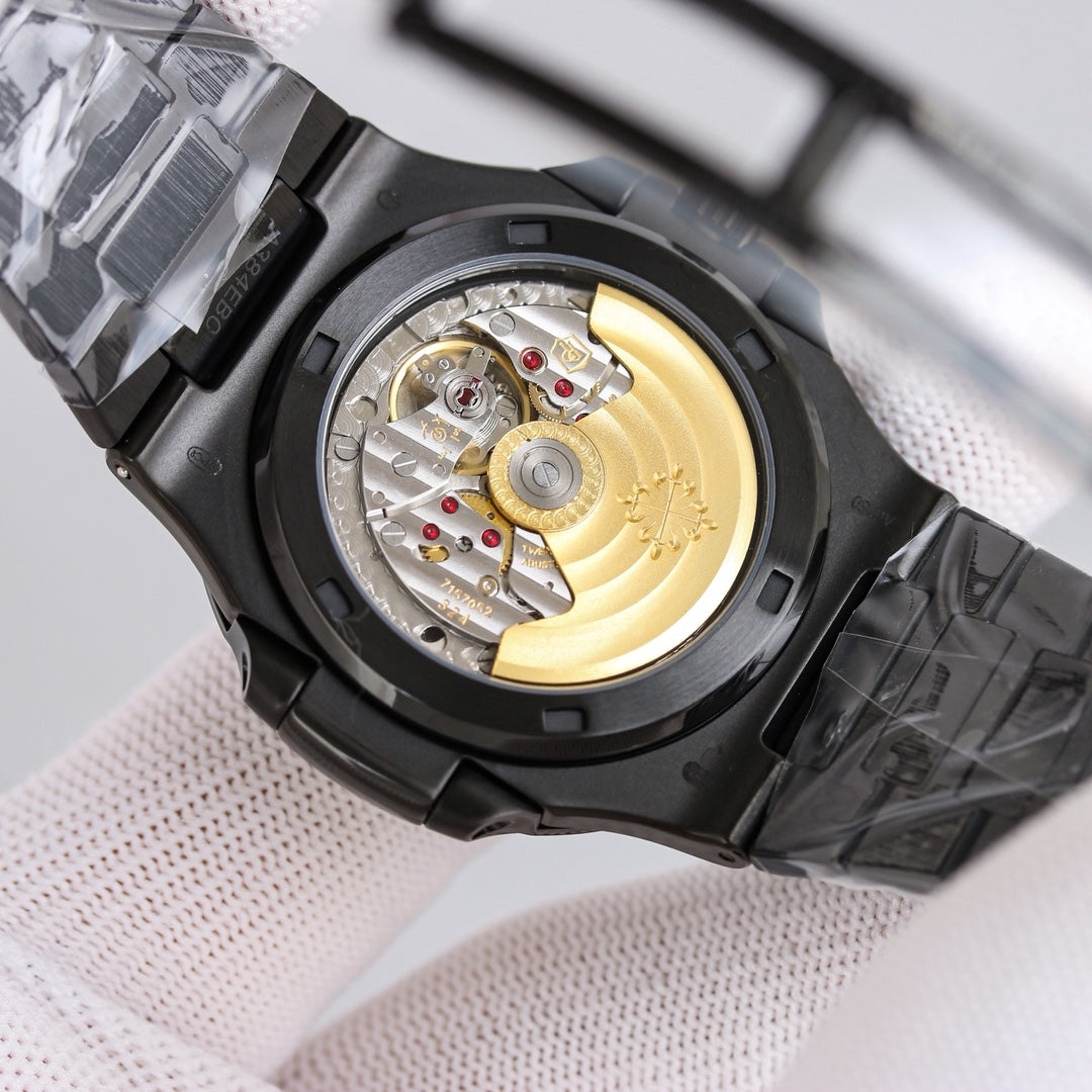 White - Ultra-thin - Black 904L Steel - Automatic - 40mm
