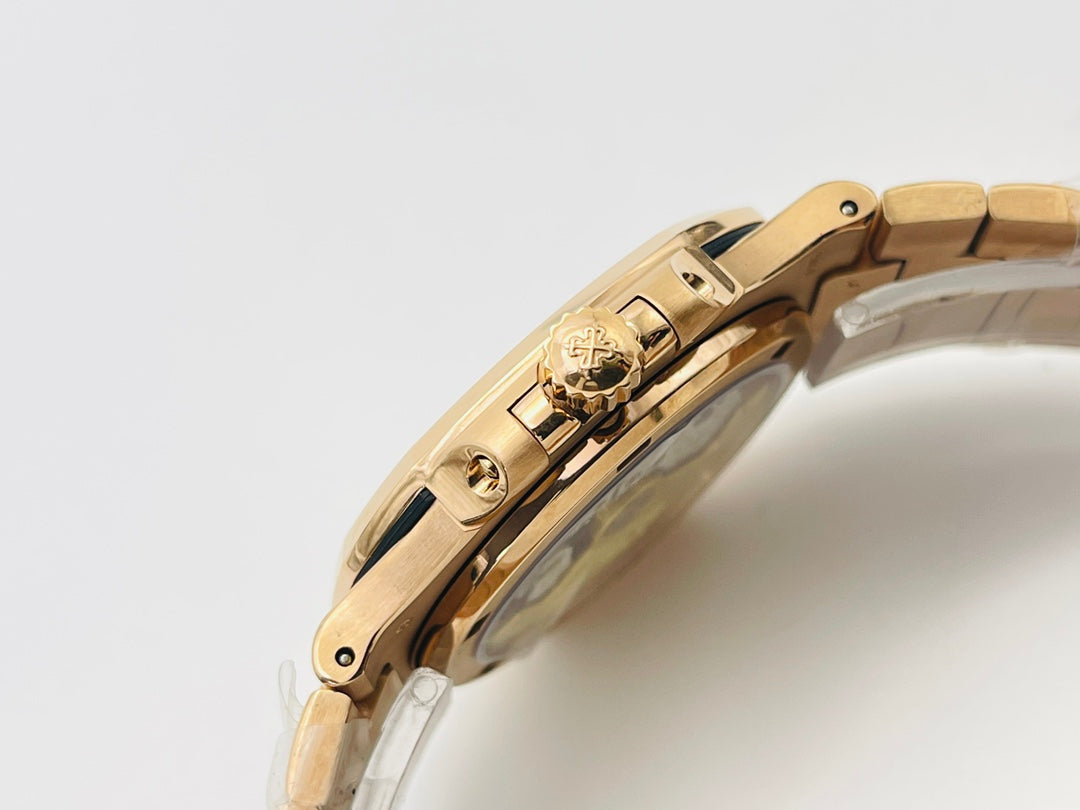 Brwon -Ultra-thin - Yellow gold- 904L Steel - Automatic 324SC- 40mm