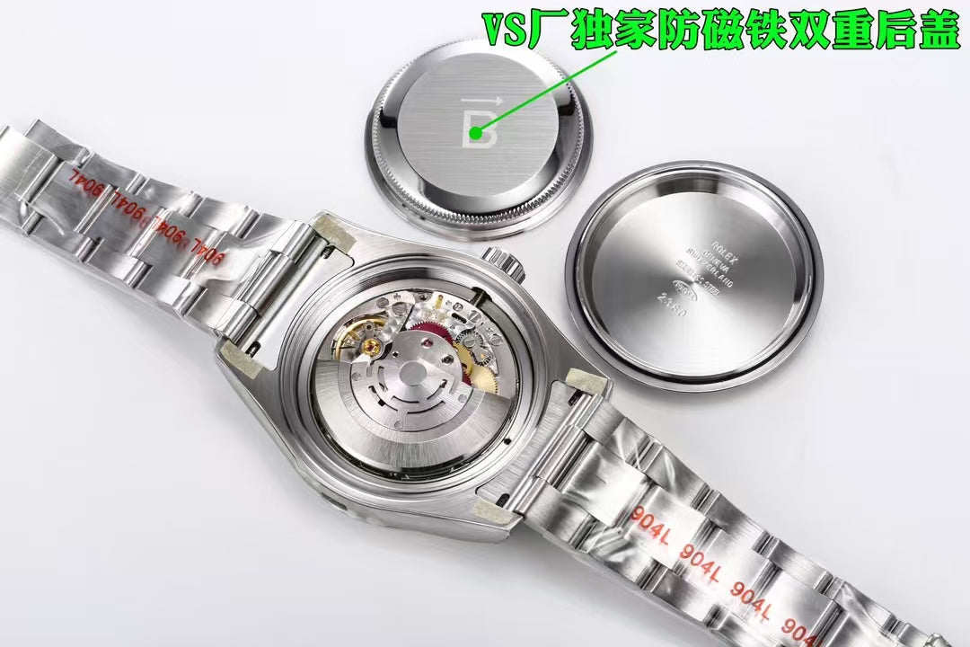 Green - Silver White - 904L Steel - Automatic 3131 - 40mm