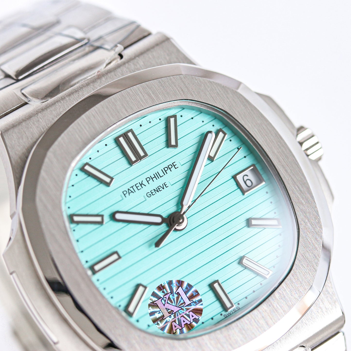 Baby Blue - Ultra-thin - Silver 904L Steel - Automatic 324SC- 40mm