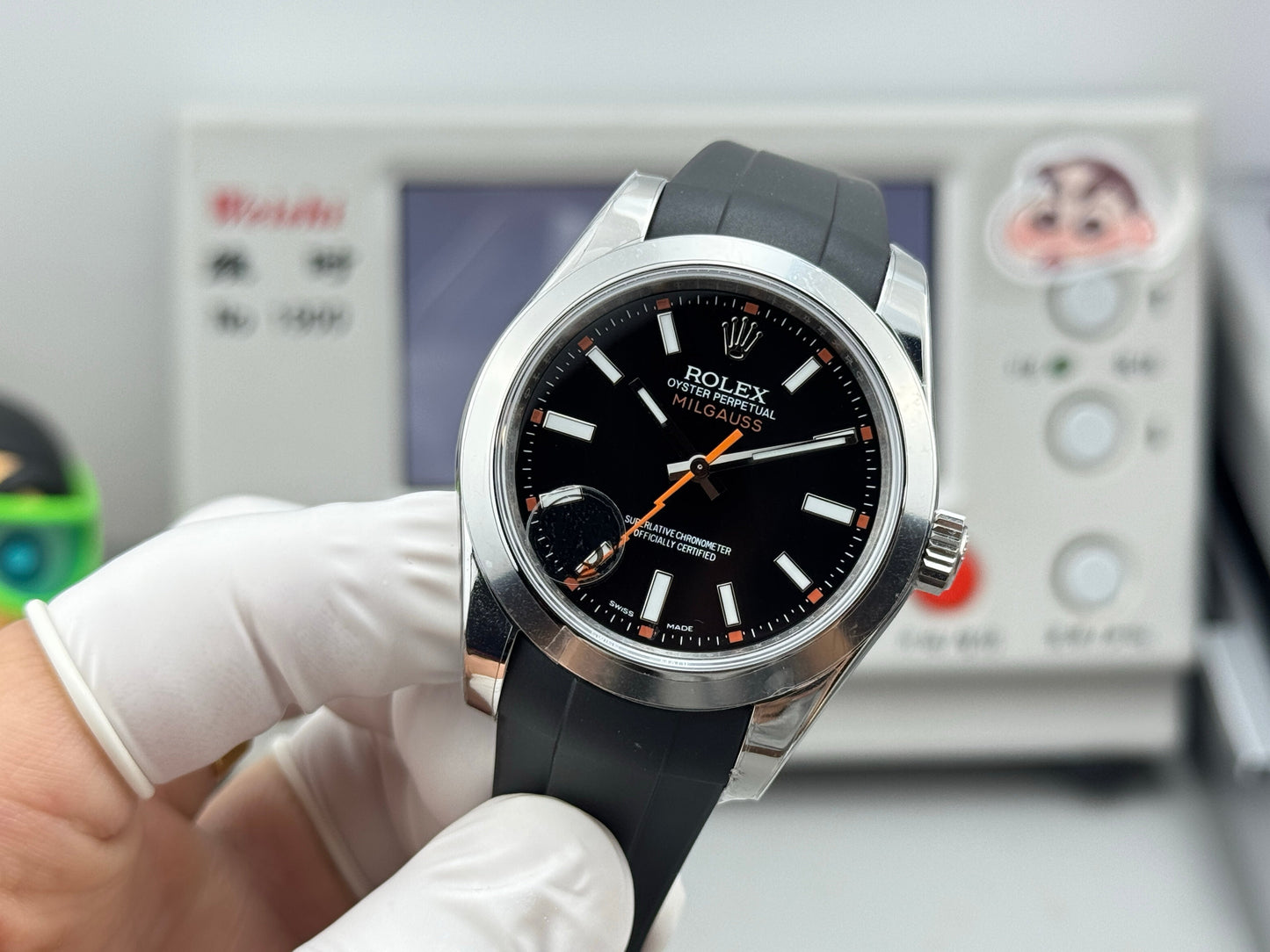 Black - Silver Black - Black Rubber - Automatic-3131 - 40mm