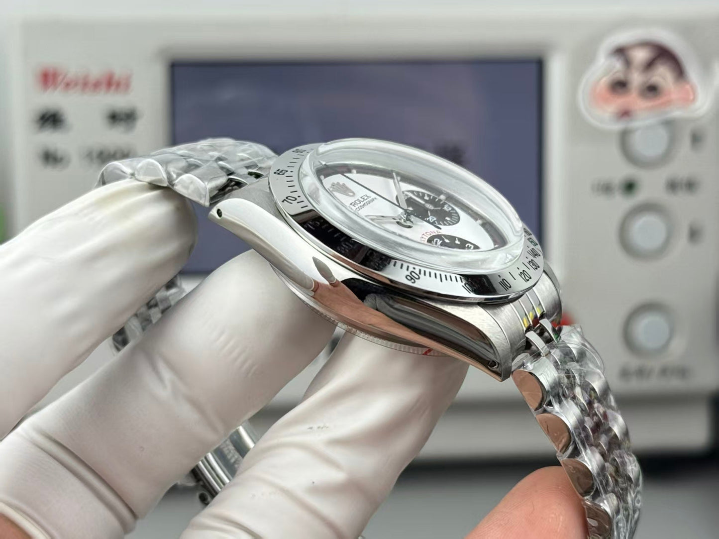 Chronograph -Retro Version -Ultra-light -Black White- 904L Steel- Automatic - 40mm