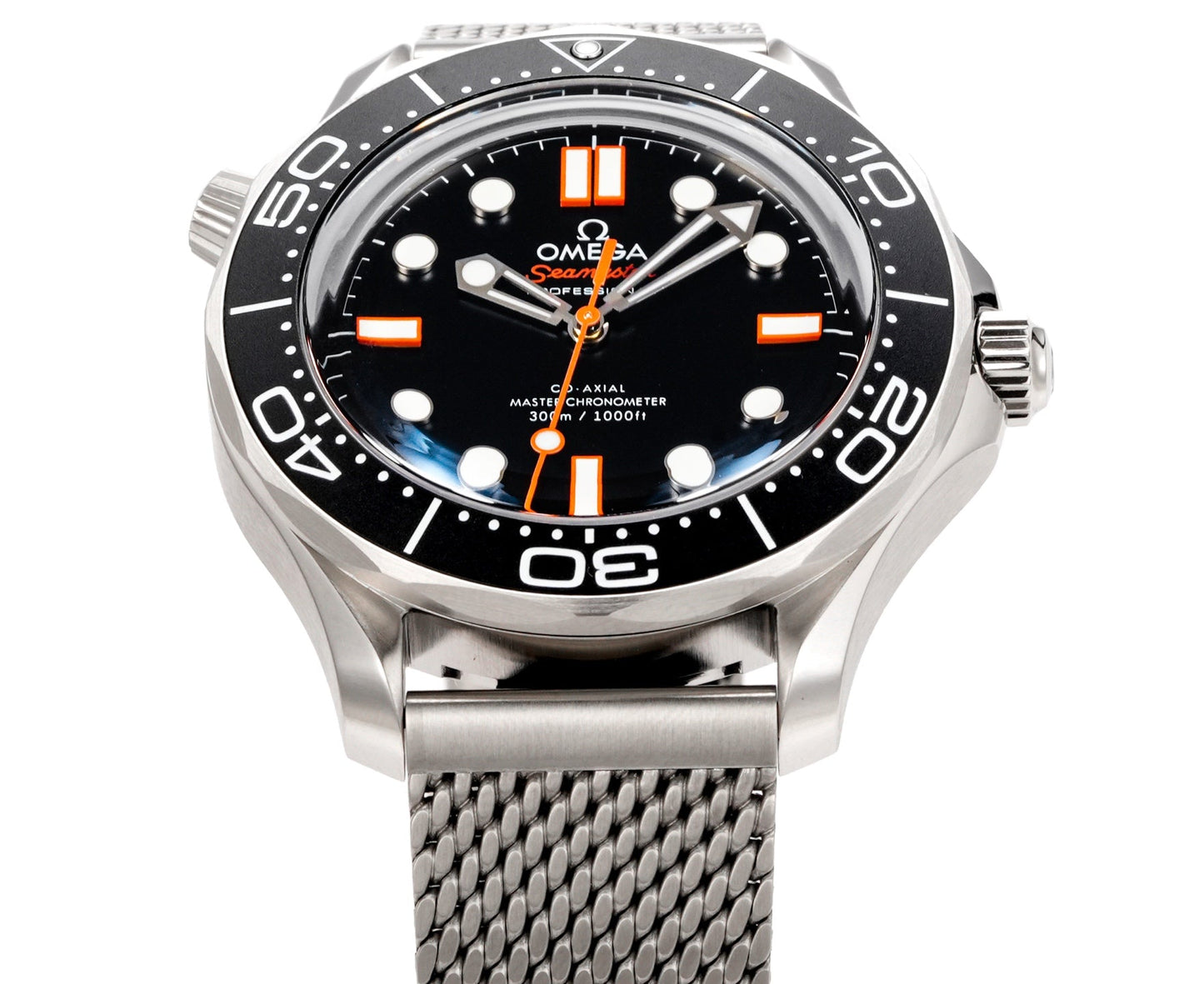 Black Silver- Orange - White 904L Steel- Automatic - 42mm