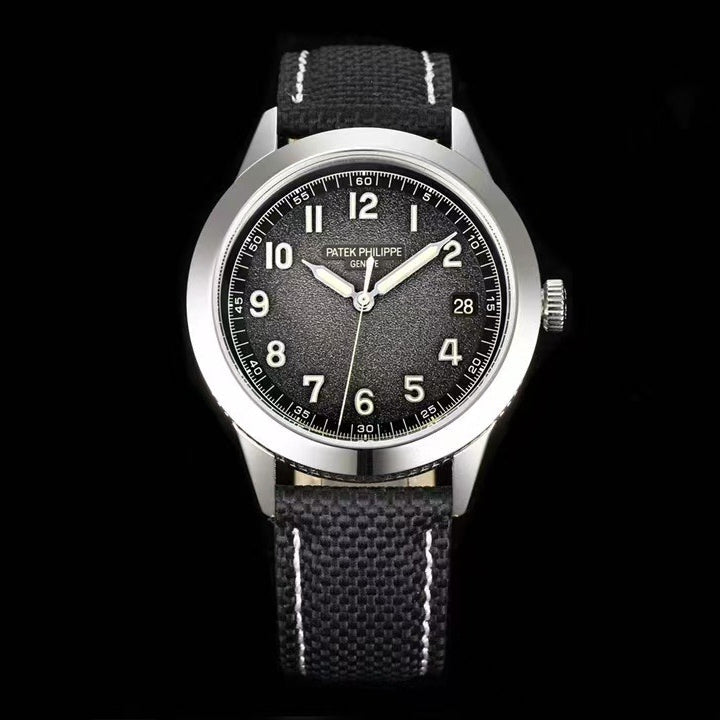 Grey -Frosted Face - Black rubber - Automatic - 40mm