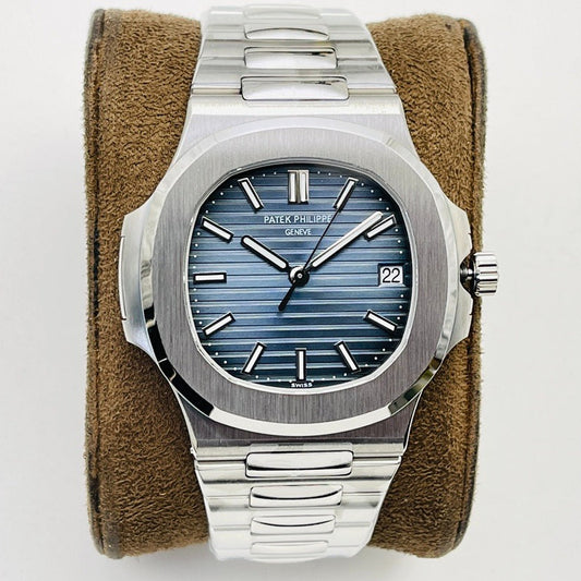 Blue - Ultra-thin - Silver 904L Steel - Automatic 324SC- 40mm