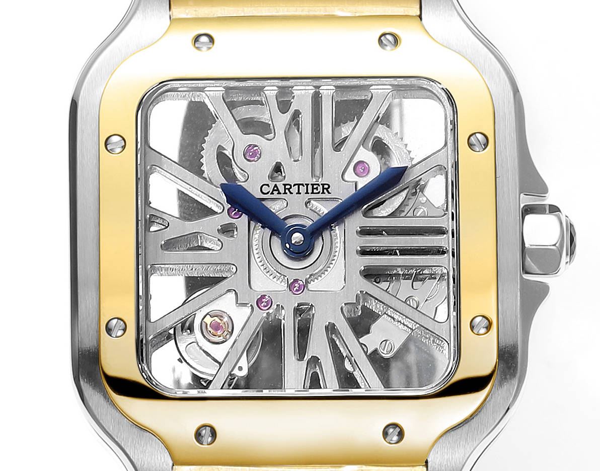 Two hands -Silver -Ultra-thin Hollow -Yellow 904L Steel - Automatic - 40mm