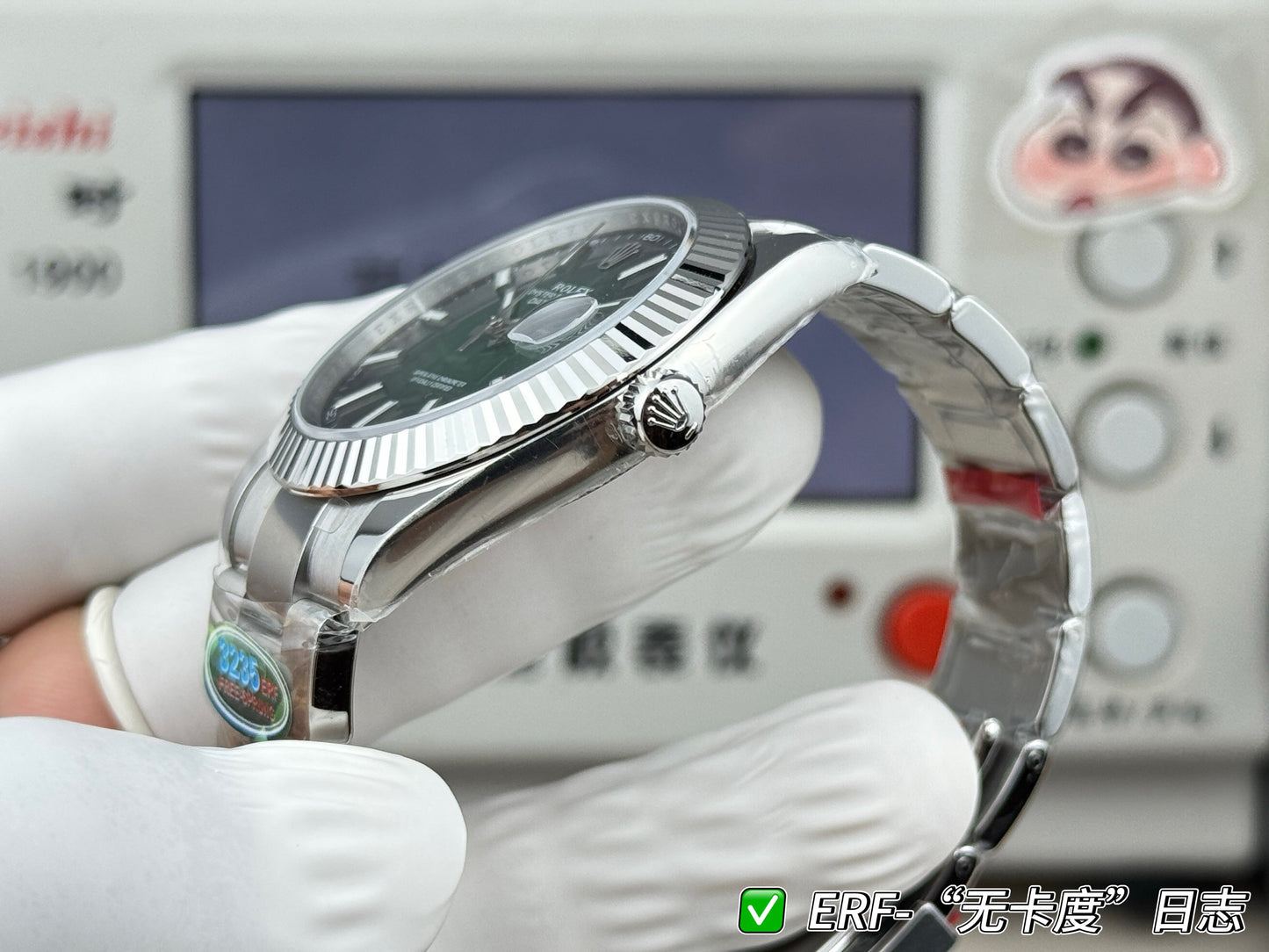 Gradient green - Silver 904L Steel- Automatic - 41mm