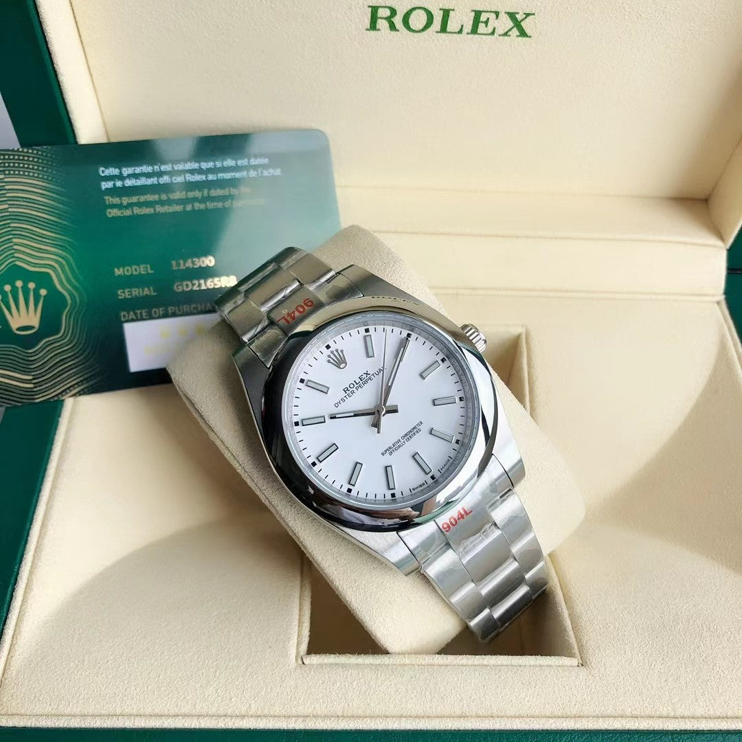 White Silver - Steel 904L Silver - Automatic - 41mm/31mm