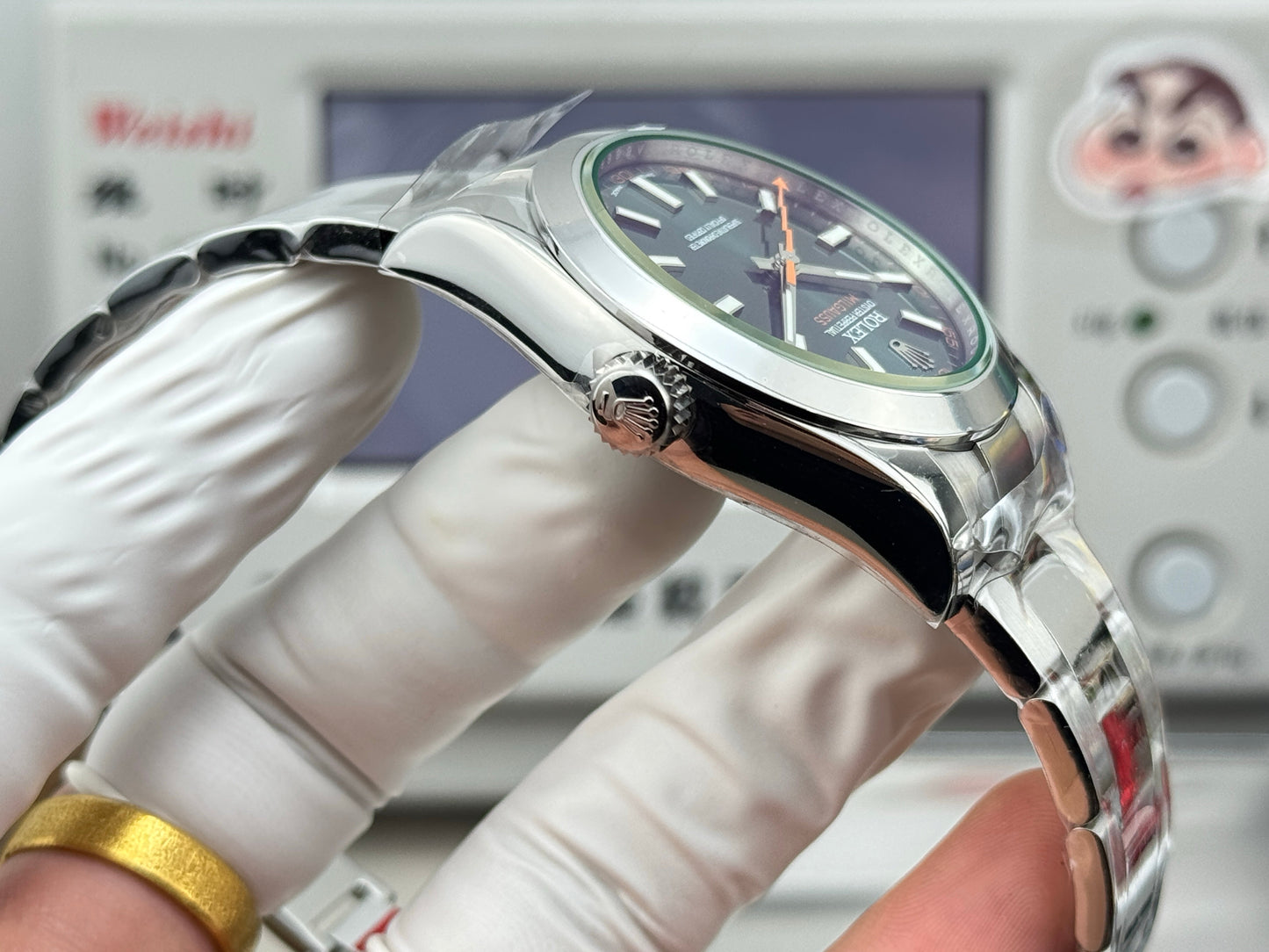 Green - Silver - White 904L Steel - Automatic-3131 - 40mm
