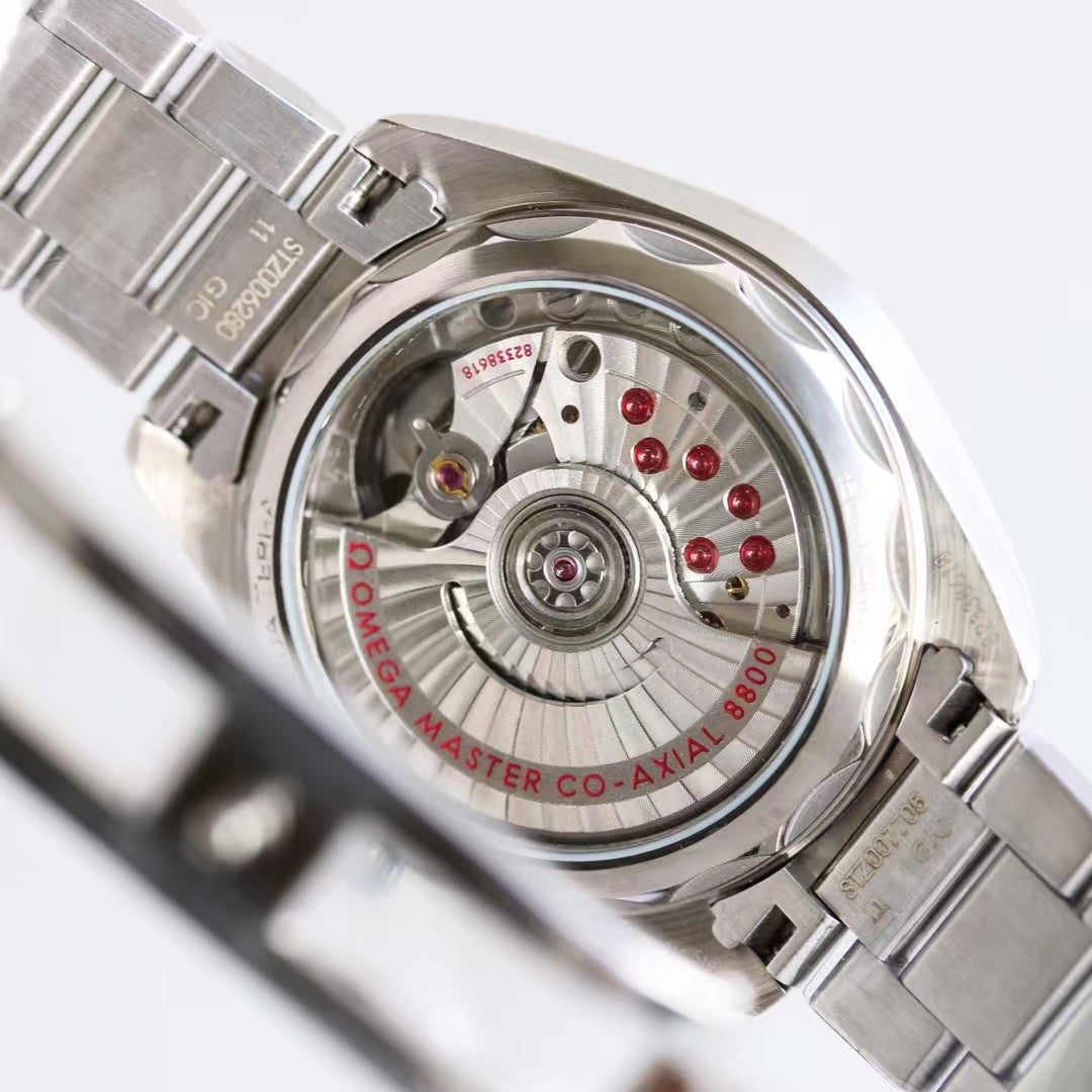 LADY -Purple- Rhinestone Bezel -White 904L Steel- Automatic- 34mm